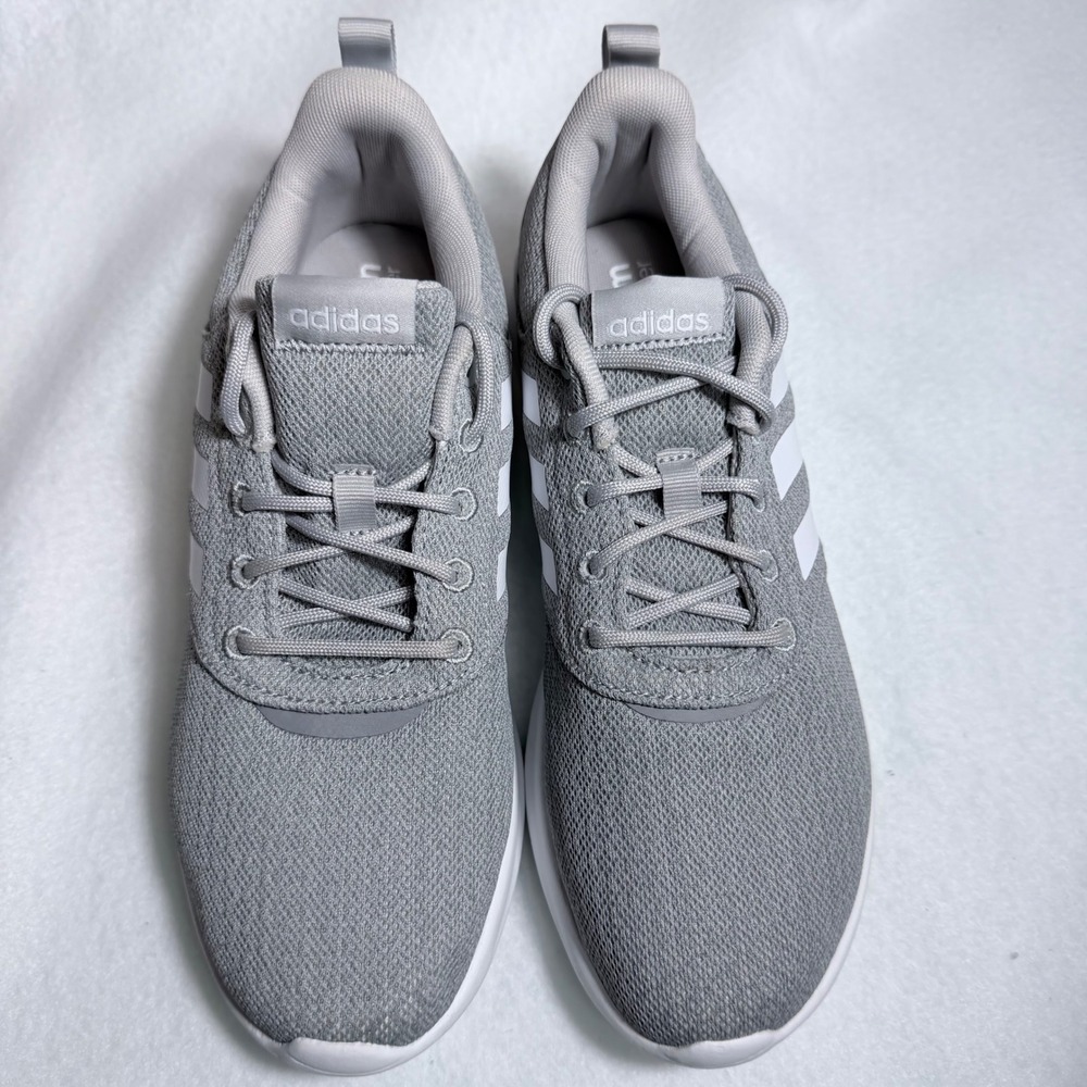 Adidas QT Racer 2.0 Women 8 Grey White Running Shoes FY8312 Cloudfoam Sneakers - Picture 10 of 15